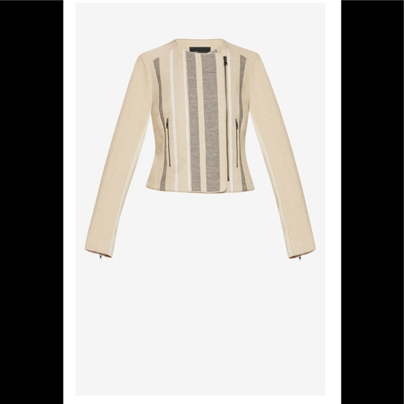 (NWT) BCBGMAXAZRIA Holden Striped Jacket - Picture 4 of 4